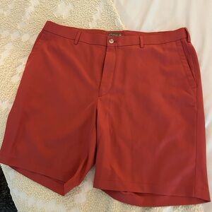 Golf Shorts | Peter Millar Crown Sport Shorts | Color: Burnt Orange/red size 38